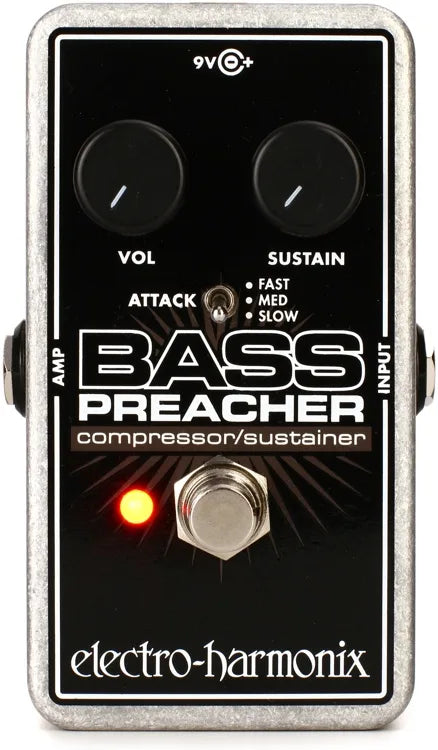 Electro-Harmonix BASS PREACHER Compresseur de basse/pédale de sustain