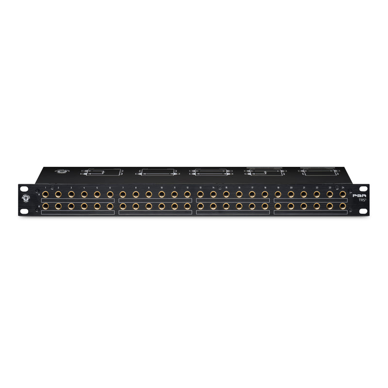 Black Lion Audio PBR-TRS-3 48-Point Gold-Plated TRS Patchbay with 3-Way Switching