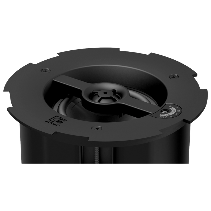 Audac CALI424II/W Safelatch 2-Way Ceiling Speaker With TwistFix Grill (White) - 4"