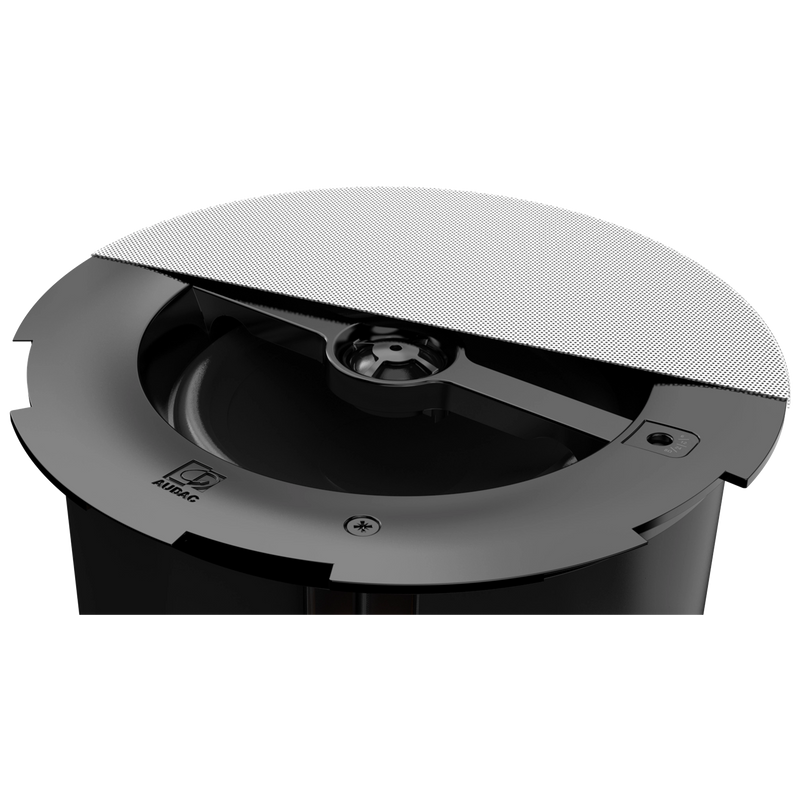 Audac CALI660II/W Safelatch 2-Way Ceiling Speaker With TwistFix Grill (White) - 6.5"