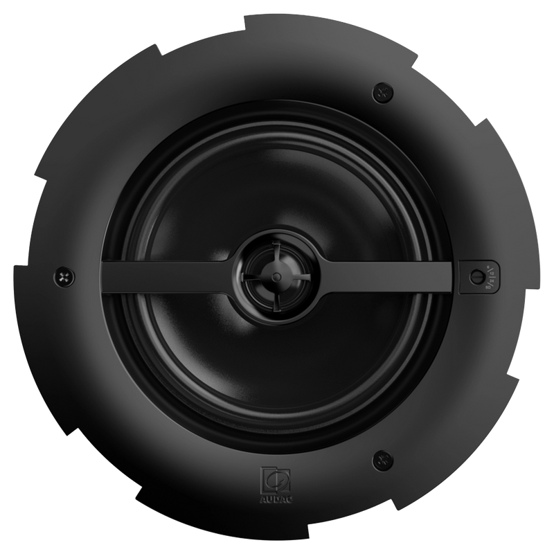 Audac CALI660II/W Safelatch 2-Way Ceiling Speaker With TwistFix Grill (White) - 6.5"