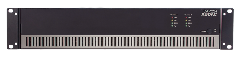 Audac CAP224 Dual-Channel Power Amplifier - 2 x 240W 100V