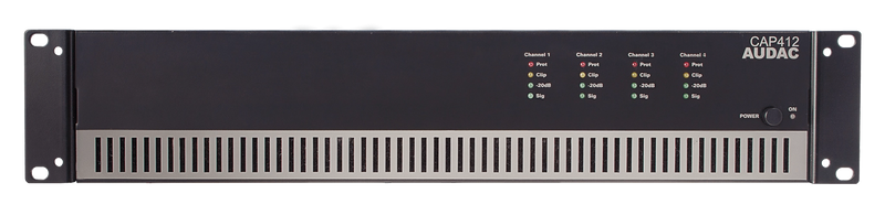 Audac CAP412 Quad-Qhannel Power Amplifier - 4 x 120W 100V