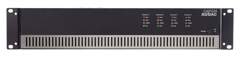 Audac CAP424 Quad-Channel Power Amplifier - 4 x 240W 100V