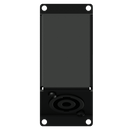 Caymon Casy143 / B mâle incliné Speakon à la plaque d'entrée du bloc de borne à 4 broches