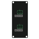 Caymon Casy148 / B Bloc de borne à 2 broches à 2 broches Plaque d'entrée du bloc