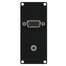 Caymon Casy151 / B VGA et plaque d'entrée de prise féminine 3,5 mm