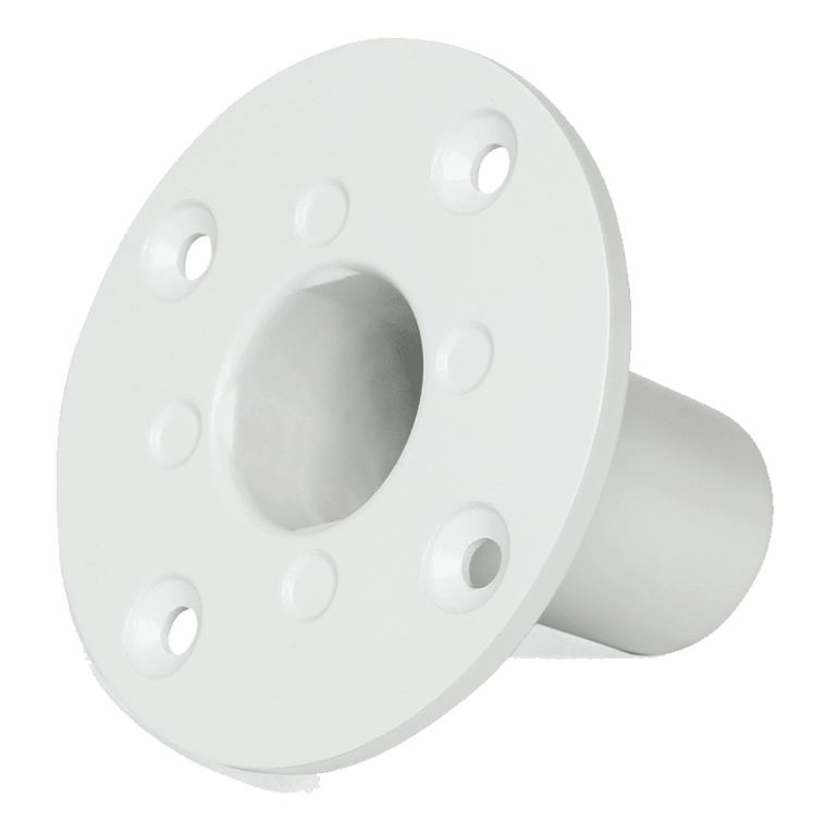 Audac CHB196/W Built-In Head Base For Speaker Cabinet (White) - 35mm