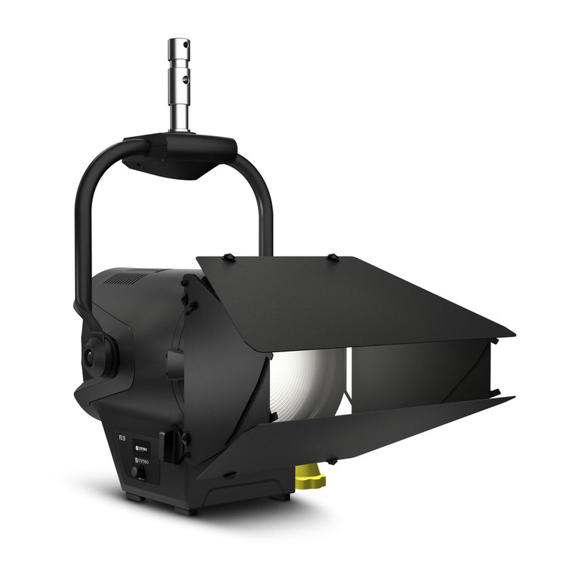 Cameo Pro CLF2DPO Professional Pole-Operated Fresnel White Daylight - Includes Barndoor and Gel Frame
