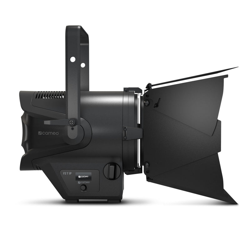 Cameo Pro CLF2TIP Professional IP65 Fresnel White Tungsten - Includes Barndoor and Gel Frame