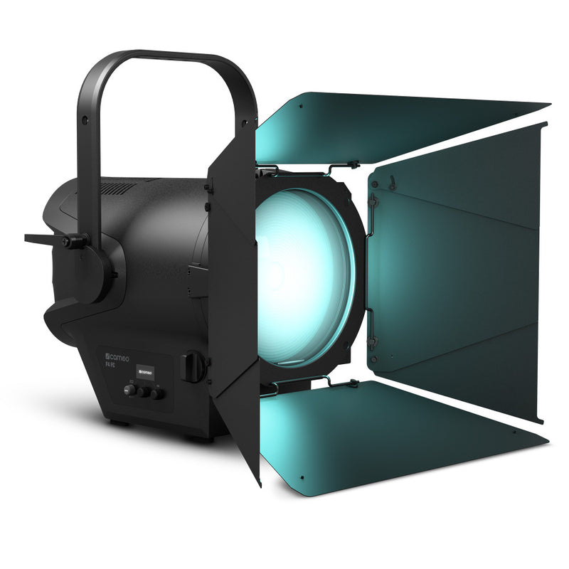 Cameo Pro CLF4FC Professional Fresnel Full Color - Includes Barndoor and Gel Frame (RGBW)