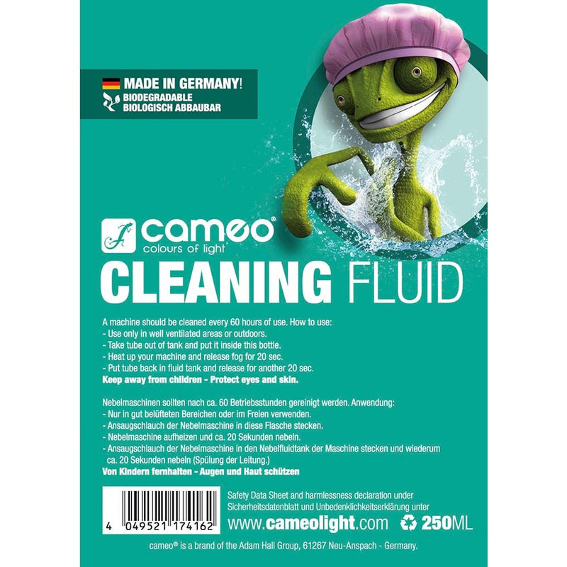 Cameo Pro CLFCLEANER250 Special Fluid Cleaning Fog Machines - 250ml