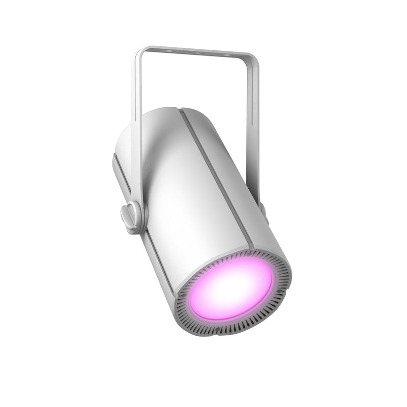 Theatrixx CLH2FCWH Lampe de maison LED polychrome avec contrôle DMX (Blanc)