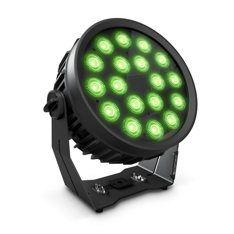 Cameo Pro CLPFLATPRO18G2 FLAT PRO 18 G2 Professional Outdoor 18 X 10W RGBWA LED PAR IP65 (Black)