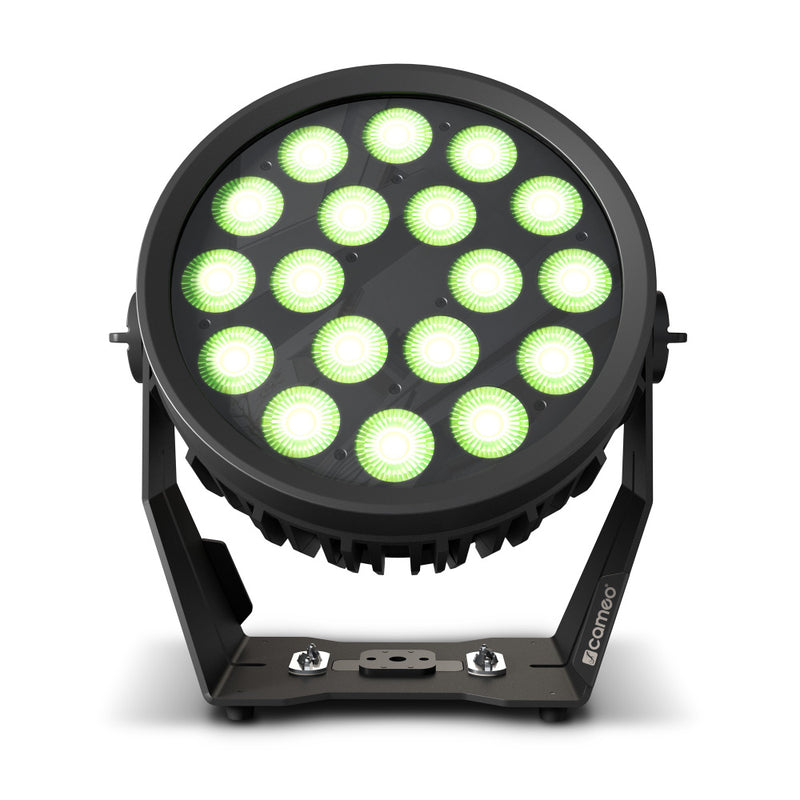 Cameo Pro CLPFLATPRO18G2 FLAT PRO 18 G2 Professional Outdoor 18 X 10W RGBWA LED PAR IP65 (Black)
