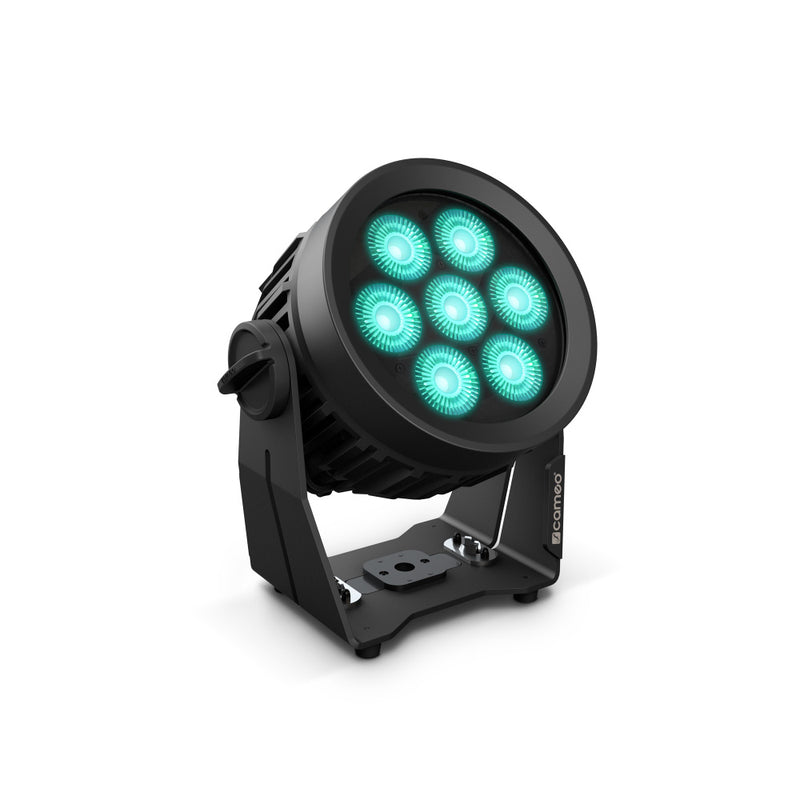 Theatrixx CLPFLATPRO7G2 FLAT PRO 7 G2 Extérieur 7 X 10W RGBWA LED PAR IP65 (Noir)