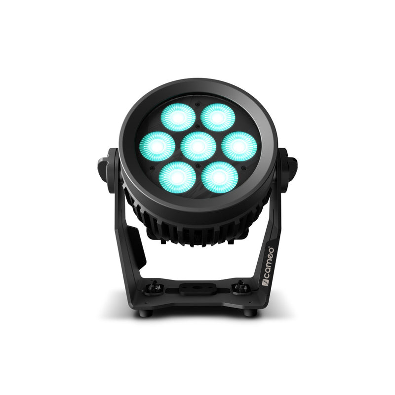 Theatrixx CLPFLATPRO7G2 FLAT PRO 7 G2 Extérieur 7 X 10W RGBWA LED PAR IP65 (Noir)