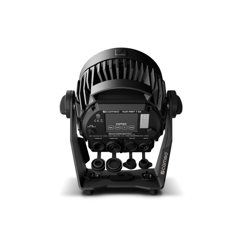 Theatrixx CLPFLATPRO7G2 FLAT PRO 7 G2 Extérieur 7 X 10W RGBWA LED PAR IP65 (Noir)