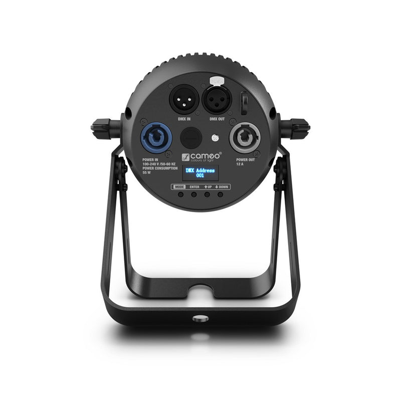 Cameo Lights CLQS40WW Q-SPOT 40W Warm White LED Compact Spot (Black)