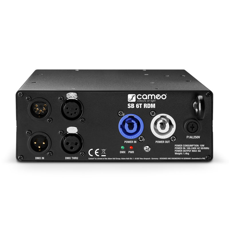 Theatrixx CLSB6TRDM Répartiteur DMX 6 canaux RDM XLR3/XLR5