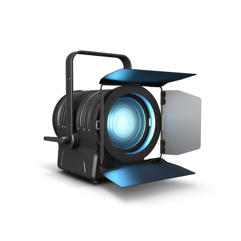 Cameo Lights CLTS200FC Theatre Spotlight Fresnel Lens 200W RGBALC LED (Black)