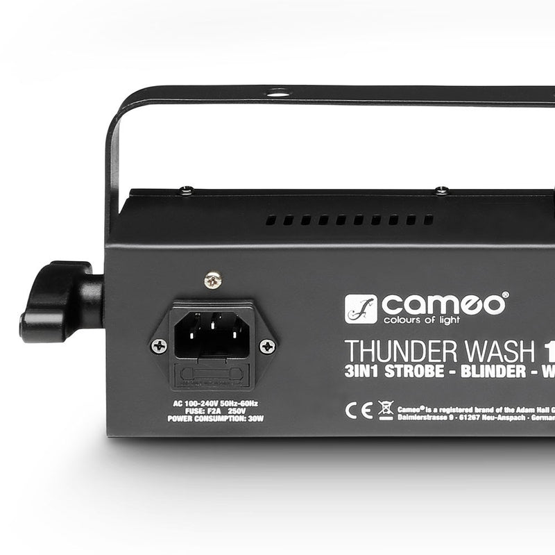 Cameo Lights CLTW100W THUNDER WASH 100 132 X 0.2W White LED (Black)