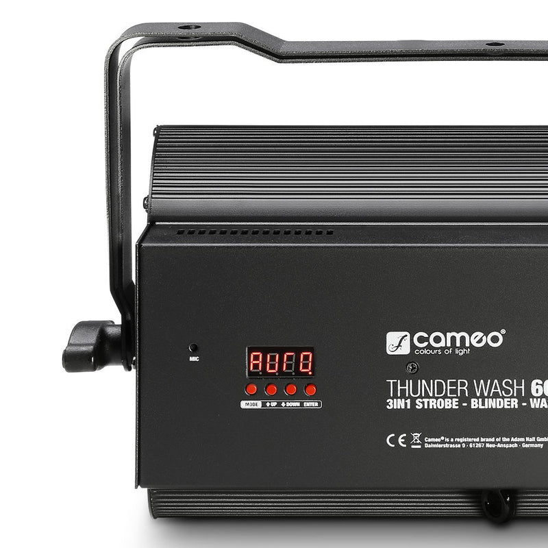 Cameo Lights CLTW600W THUNDER WASH 600 648 X 0.2W White LED (Black)