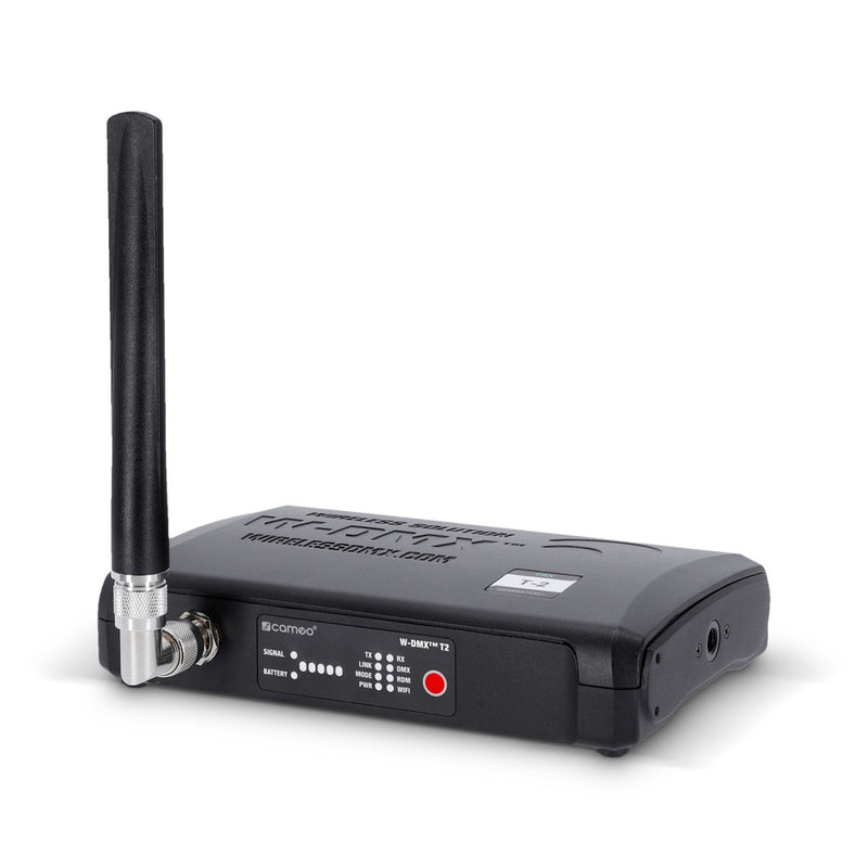 Émetteur-récepteur Theatrixx CLWDMXT2 W-DMX 2,4 GHz alimenté par une solution sans fil