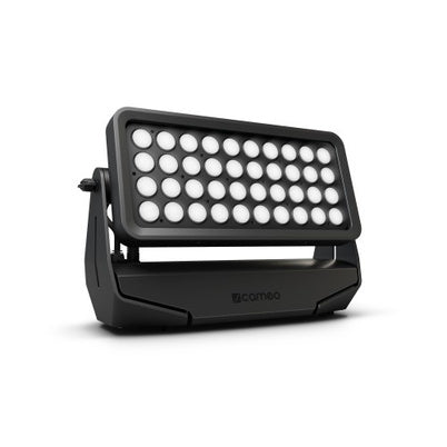 Theatrixx ZENIT W600 Lampe de lavage LED extérieure 40 x 18 W lumière du jour IP65 (noir)