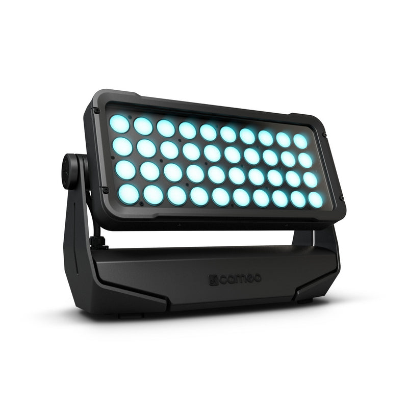 Cameo Pro ZENIT W600 Outdoor 40 X 15W RGBW LED Wash Light For Fixed Installation IP65 (Black)