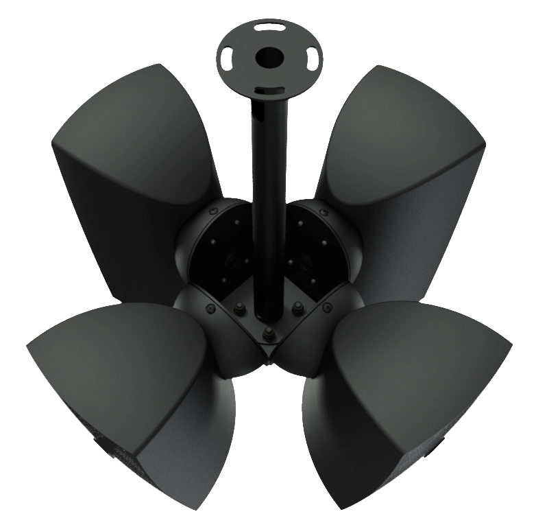 Audac CMA144M/B Cluster Mounting Set For 4 ATEO4M Speaker (Black)