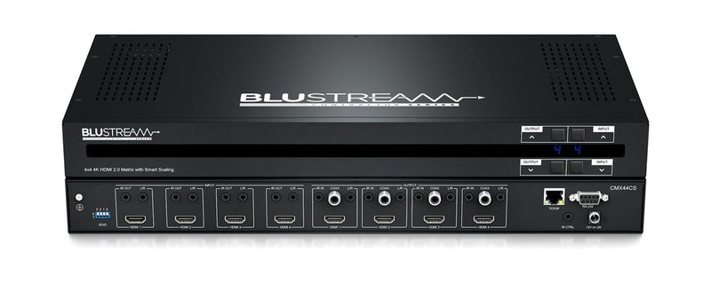 Blustream CMX44CS Contractor 4x4 4K HDMI Matrix With Audio Breakout - 18Gbps