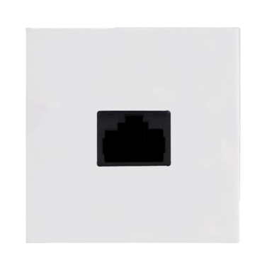 Audac CP43ARP/W Connection Plate RJ45 + Repeater Bticino (White)