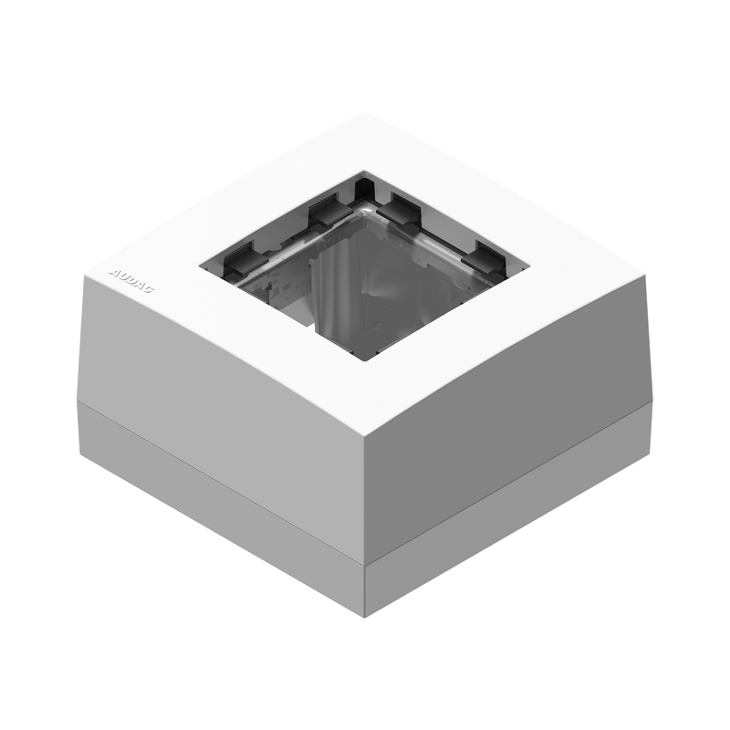 Audac CP45BOX1/W Surface Mount Box For 45x45 Standard Range (White)