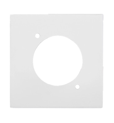 Audac CP45DSZ/W Connection Plate D-Size (White) - 45mm x 45mm