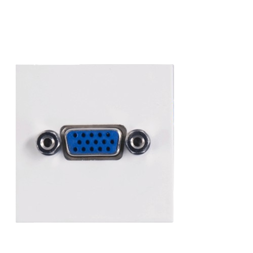 Audac CP45VGA/W  Connection Plate VGA (White) - 45 x 45mm