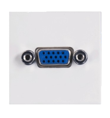 Audac CP43VGA/W Connection Plate SVGA Bticino (White)