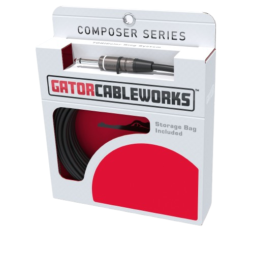 Gator GCWC-INS-10 Composer Series 1/4" Straight Instrument Cable - 10ft