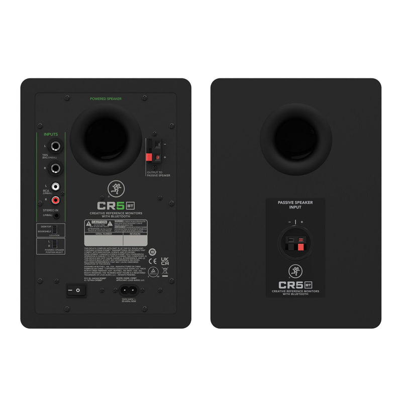 Mackie CR5BT Powered Bluetooth Studio Monitors (Pair) - 5"
