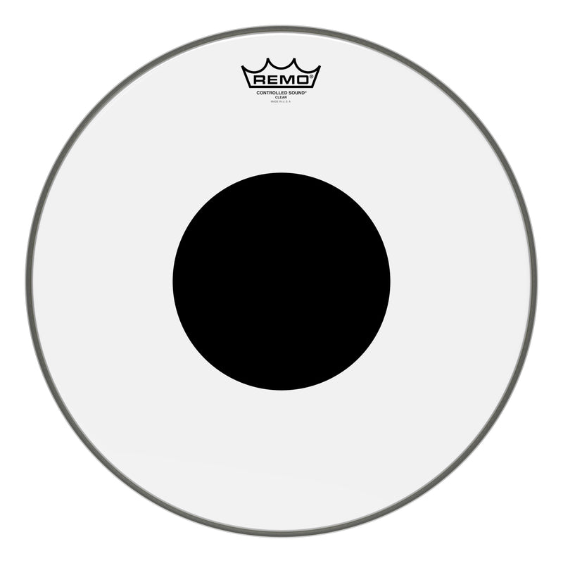 Remo CS-0316-10 Drumhead Controlled Sound Clear Batter With Black Dot - 16"