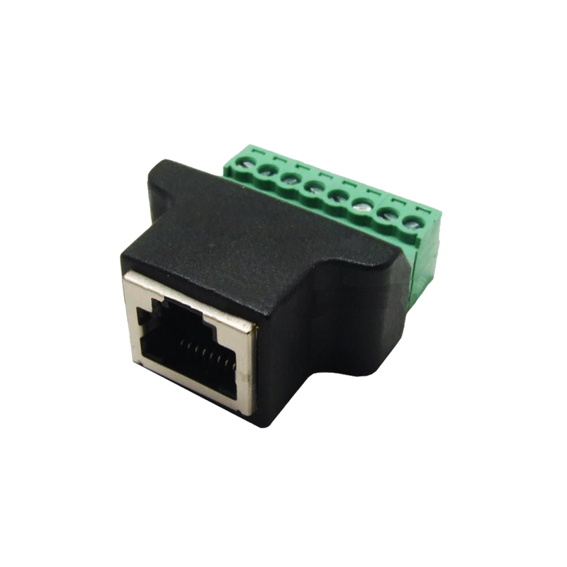 Connecteur RJ45 femelle Audac CTA845MK2 vers connecteur bornier 8 broches
