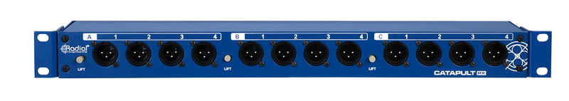Radial Engineering R800 8040 00 Catapult Rack RX Cat 5 Passive Analog Audio Snake (Receiver)