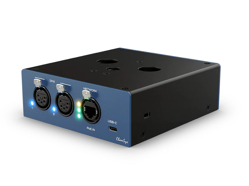 Nœud Ethernet-DMX Chamsys GENETIX-GN2 à 2 ports