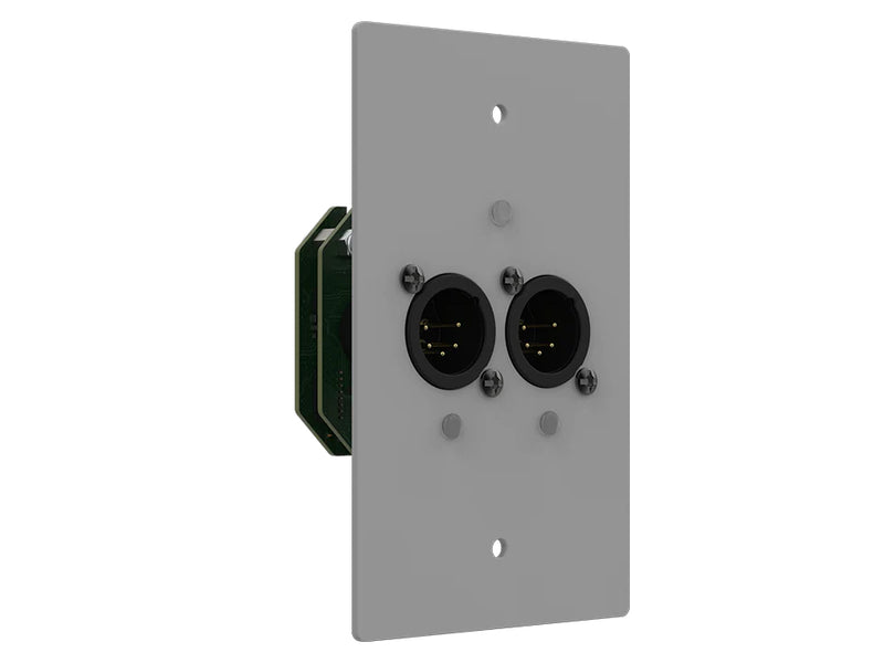 Chamsys GENETIX-GW2IN 2-Port Wall Mount POE Powered Node DMX In