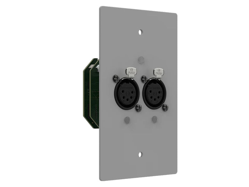 Chamsys GENETIX-GW2OUT 2-Port Wall Mount POE Powered Node DMX Out
