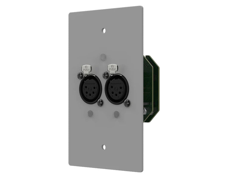 Chamsys GENETIX-GW2OUT 2-Port Wall Mount POE Powered Node DMX Out