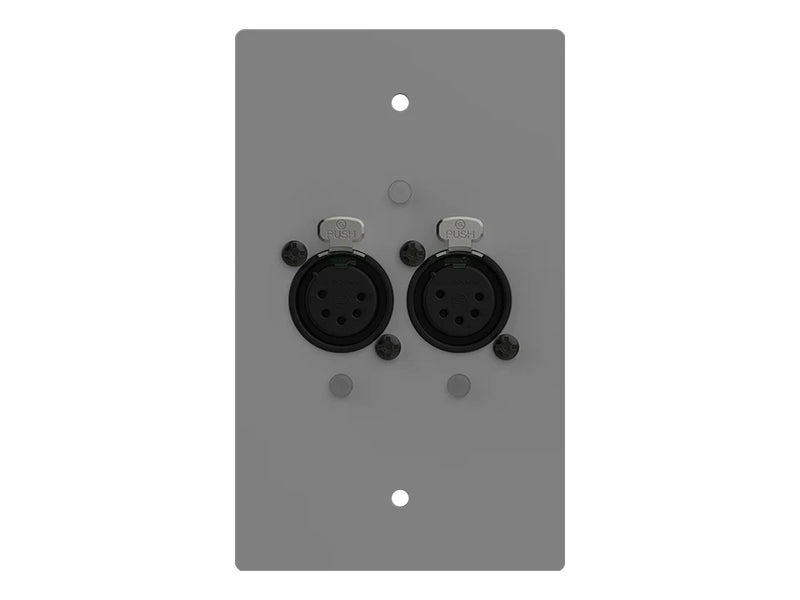 Chamsys GENETIX-GW2OUT 2-Port Wall Mount POE Powered Node DMX Out