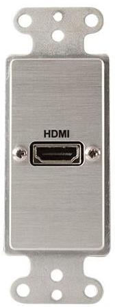 Covid D1114P-CA HDMI Pigtail Female Wall Plate (Clear Anodized)