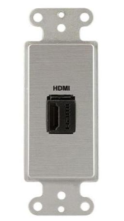 Covid D1143F-CA Keystone HDMI Wall Plate (Clear Anodized)