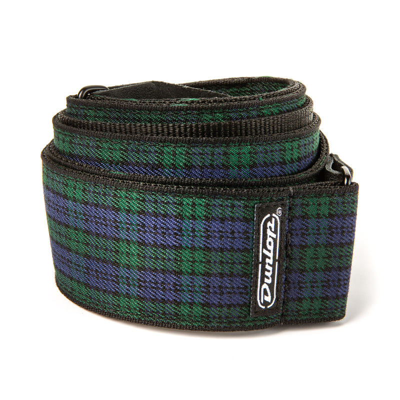 Dunlop D6731 Jacquard Guitar Strap (Black Watch Plaid)